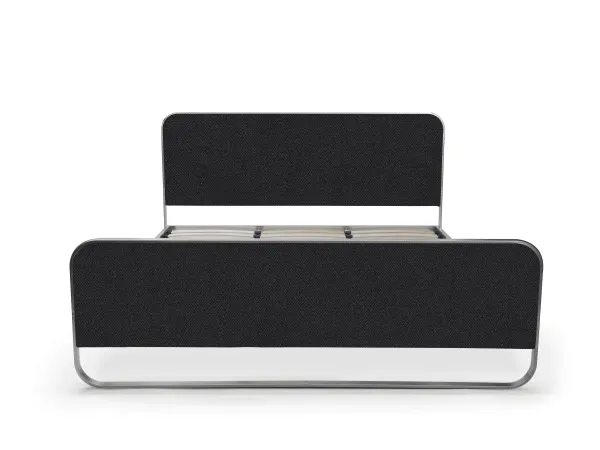 Chloe King Size Double Bed in Black Color